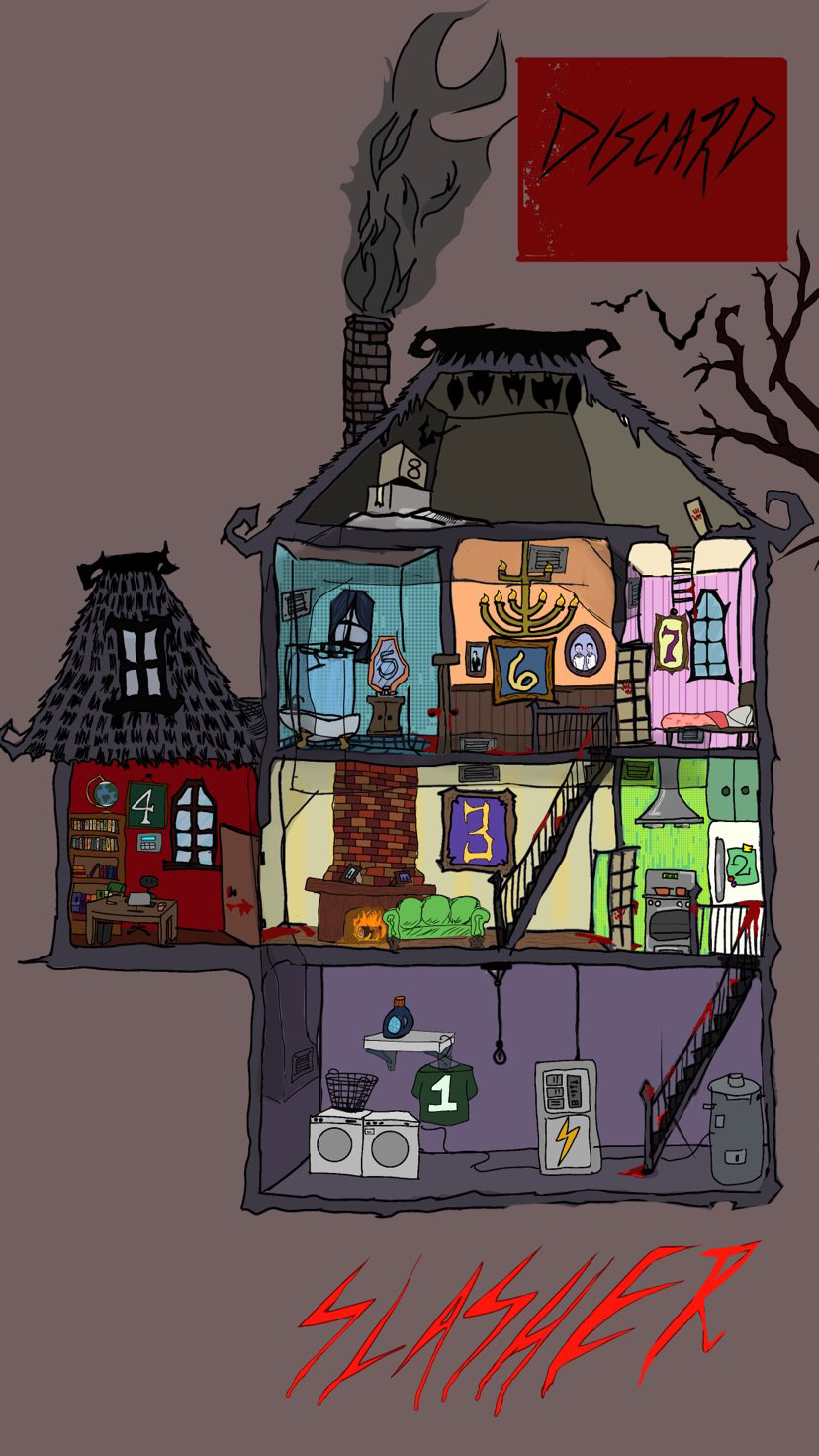 SLASHER Board Game - Character Cards