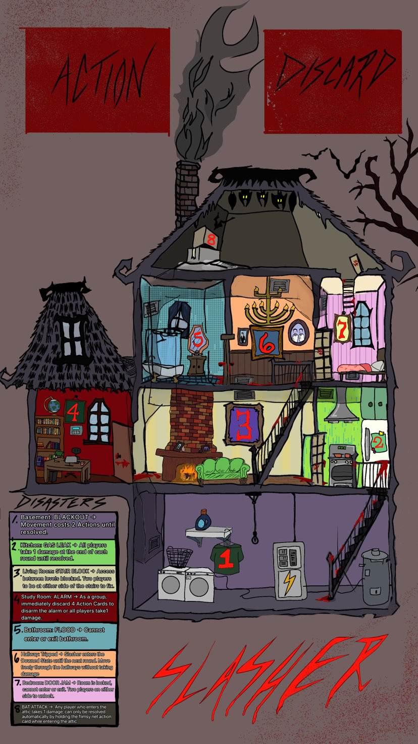 SLASHER Board Game - Full Set